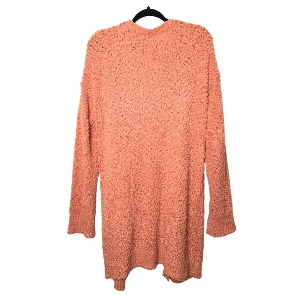 Listicle Pumpkin Spice Cozy Popcorn Knit Cardigan‎